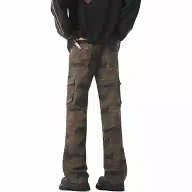 POLAR BEAR Camo Cargo Jeans