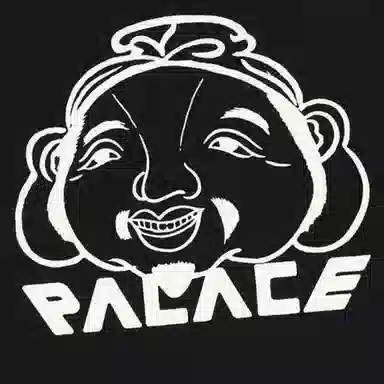 PALACE x EVISU FW21 Tri-Godhead Hood Black