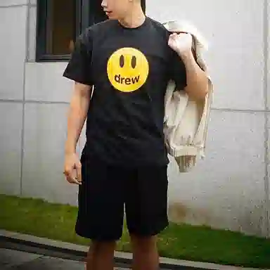 Drew House FW22 Mascot Ss Tee Mascot Black LogoT
