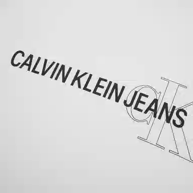 Calvin Klein Logo Print Sweatshirt White