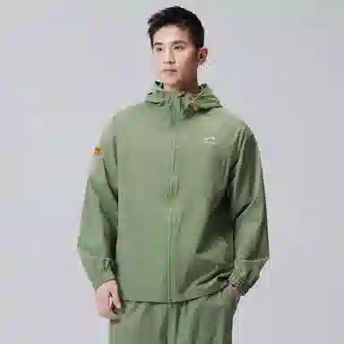 贵人鸟 拼接宽松百搭休闲连帽抽绳防晒服 男女同款