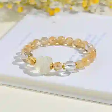 凯真 八方来财 财源滚滚 本命年醒狮开运转运 事业运爆棚有钱花 礼盒#好运 水晶 手串 男女同款情侣款