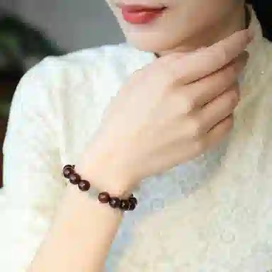 木盛缘 【圆满上岸转运珠赠盲盒】本命年新中式国潮财源滚滚一见钟情高油高密佛珠单圈文玩 小叶紫檀 手串 男女同款情侣款