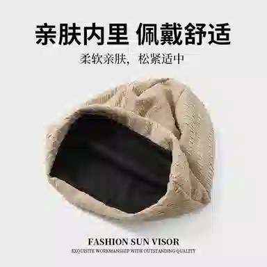 【亲肤舒适】 俞兆林 双层产妇坐月子产后月子护额头防风睡觉可戴透气睡帽宽松包头帽休闲百 棉 帽子 女款