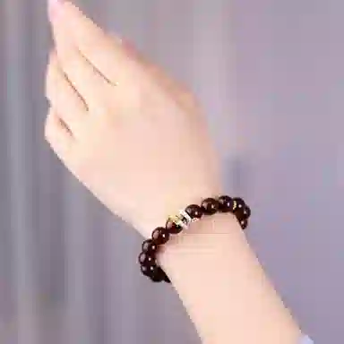 木盛缘 木带宝高油高密生肖蛇文玩 小叶紫檀 手串 男女同款情侣款