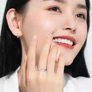 老庙 光面素圈 气质轻奢高级设计 铂金 铂金戒指 女款