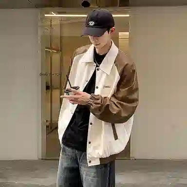 Red Dragonfly Retro Leather Jacket