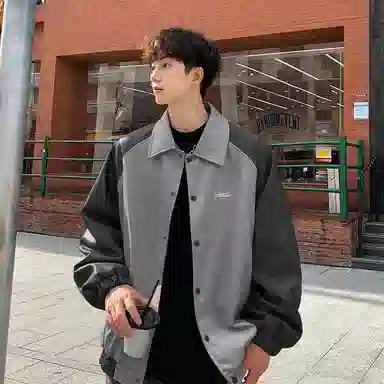 Red Dragonfly Retro Leather Jacket