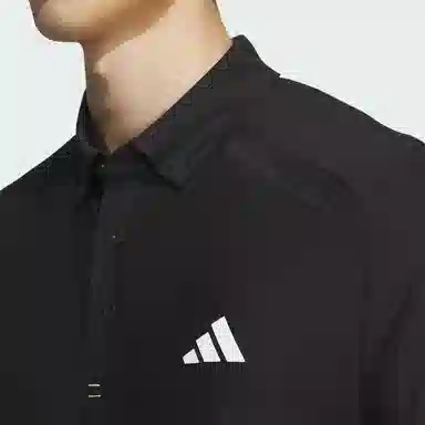 adidas Long Sleeve Stretch Polo Shirt LogoPolo