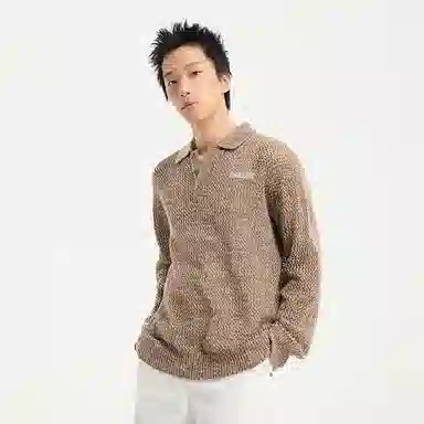 BONELESS Polo Knit Sweater