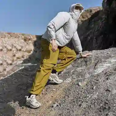 膨胀潮牌 纯色简约舒适直筒休闲裤 男女同款