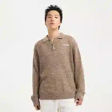 BONELESS Polo Knit Sweater
