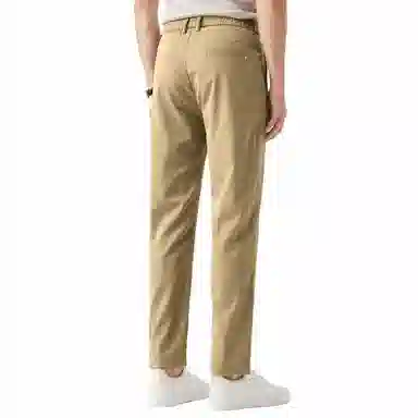 红豆 宽松百搭纯色舒适直筒休闲裤 男款