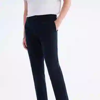 九牧王男裤专家 宽松纯色直筒休闲裤 男款