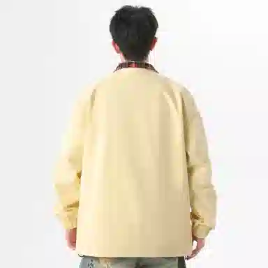 王者荣耀 英雄款 美式复古简约拼接设计休闲宽松百搭翻领夹克外套 男女同款