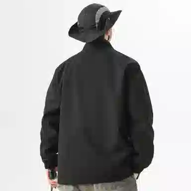 王者荣耀 英雄款 美式复古简约拼接设计休闲宽松百搭翻领夹克外套 男女同款