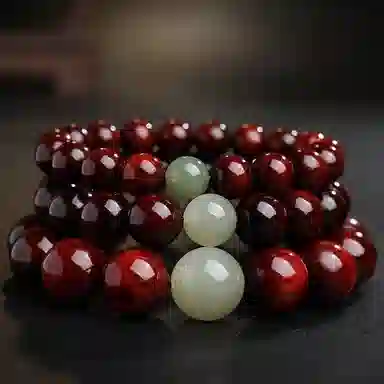 木盛缘 【圆满上岸转运珠赠盲盒】本命年新中式国潮财源滚滚一见钟情高油高密佛珠单圈文玩 小叶紫檀 手串 男女同款情侣款