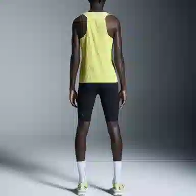 On Race Singlet Lemon Yellow
