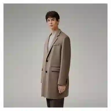 PEACEBIRD MEN Wool Coat
