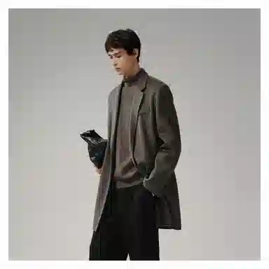 PEACEBIRD MEN Wool Coat