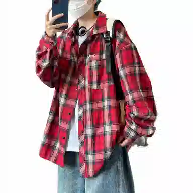 Jeep Plaid Oversized Shirt