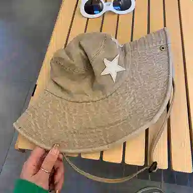 MUYKUY Retro Star Western Hat