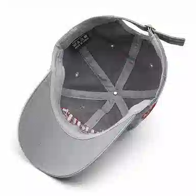 【New York潮流字母】 攸委 潮牌水洗做旧刺绣遮阳 大头围显脸小 户外时尚个性 棉 鸭舌帽 男女同款情侣款