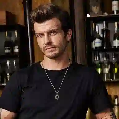 IDEAGEMER Hexagram Pendant Necklace 925 Silver