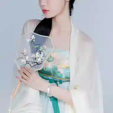 老银坊 新中式贵妃镯 一步一响国潮古风美人镯 精致素净优雅叮当镯子 国风气质手饰旗袍汉服配饰 琉璃  手镯 女款 礼盒装