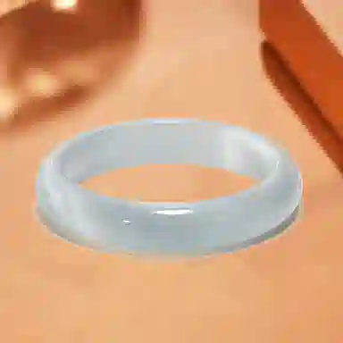 老银坊 新中式贵妃镯 一步一响国潮古风美人镯 精致素净优雅叮当镯子 国风气质手饰旗袍汉服配饰 琉璃  手镯 女款 礼盒装