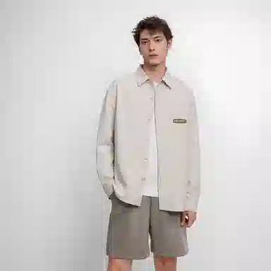 棉致 纯色简约通勤基础百搭舒适长袖衬衫 男女同款