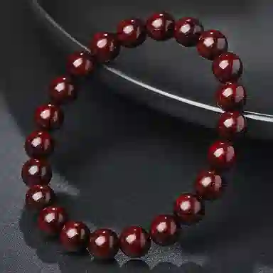 木盛缘 高油高密老料文玩串珠 小叶紫檀 手串 男女同款情侣款