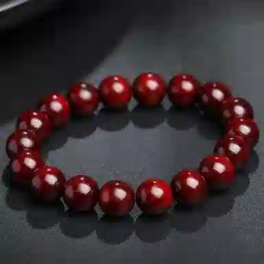 木盛缘 高油高密老料文玩串珠 小叶紫檀 手串 男女同款情侣款