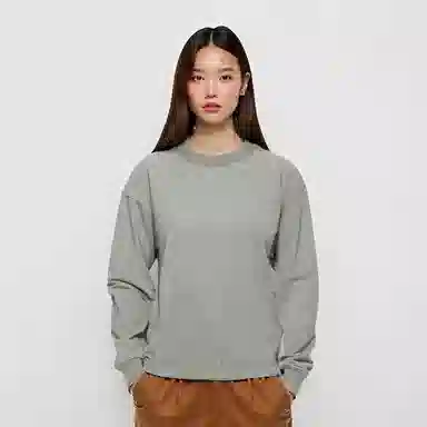 Fear of God Essentials SS22 Relaxed Crewneck Dark Oatmeal Logo