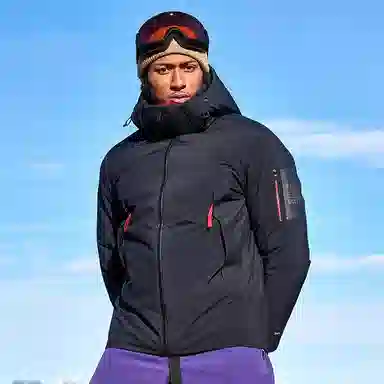 阿尔卑斯 连帽防风休闲时尚加厚保暖滑雪衣 男款