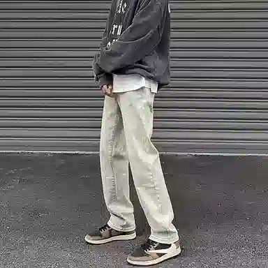 PANDA ADEVIL Vintage Wide Leg Jeans