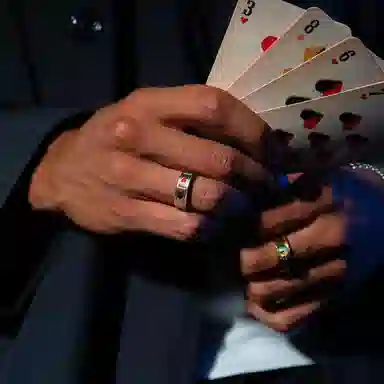 IDEAGEMER Rotating Poker Ring