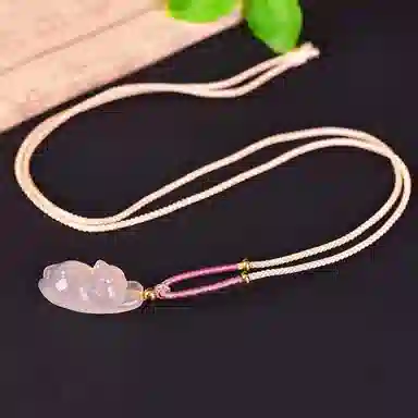 百年传琪 趴趴猫 玉髓 吊坠 女款