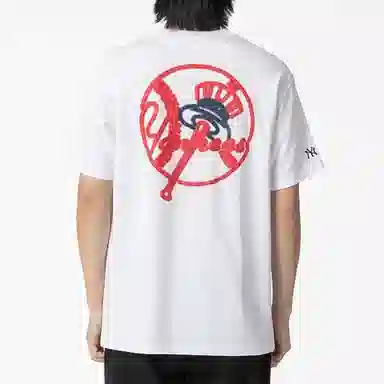 New Era MLB Neon Logo T-Shirt White