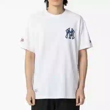 New Era MLB Neon Logo T-Shirt White