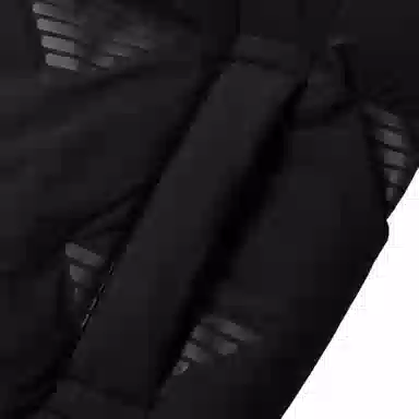 Emporio Armani FW22 Logo Print Puffer Jacket Black