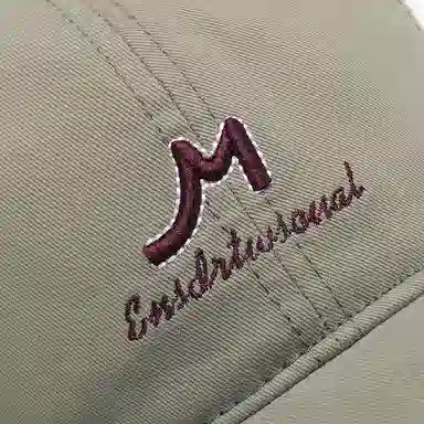 啄木鸟 简约字母刺绣软顶百搭休闲显脸小 棉 鸭舌帽 男女同款情侣款