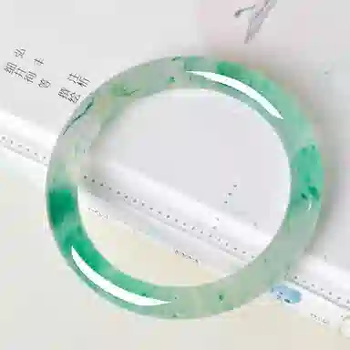 世存 新中式翠绿小众平安富贵镯轻奢玉饰 独龙玉 手镯 女款