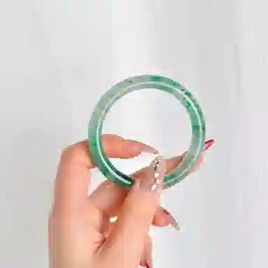 世存 新中式翠绿小众平安富贵镯轻奢玉饰 独龙玉 手镯 女款