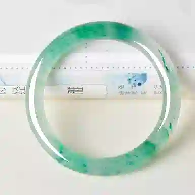 世存 新中式翠绿小众平安富贵镯轻奢玉饰 独龙玉 手镯 女款