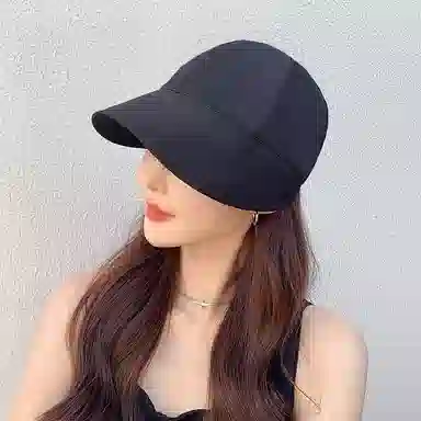 啄木鸟 大檐可扎马尾可戴口罩素颜速干空顶帽遮阳帽 聚酯纤维 渔夫帽 女款 户外骑行爬山露营钓鱼太阳帽