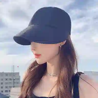 啄木鸟 大檐可扎马尾可戴口罩素颜速干空顶帽遮阳帽 聚酯纤维 渔夫帽 女款 户外骑行爬山露营钓鱼太阳帽