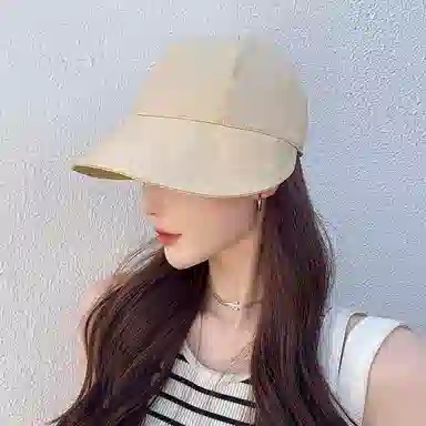 啄木鸟 大檐可扎马尾可戴口罩素颜速干空顶帽遮阳帽 聚酯纤维 渔夫帽 女款 户外骑行爬山露营钓鱼太阳帽