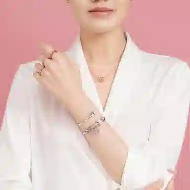 Pandora Two Hearts Ring Rose Gold