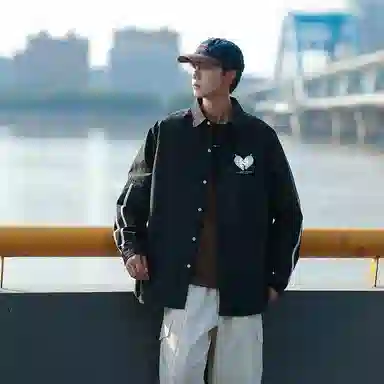 啄木鸟 简约纯色百搭长袖衬衫 男女同款